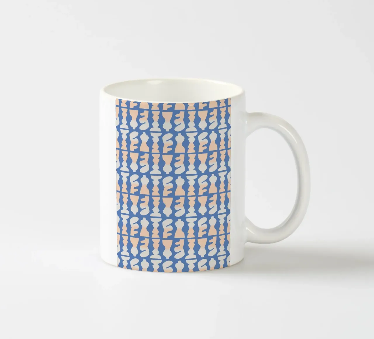 Schema ripetitivo 25 tazza in ceramica da Little Dean