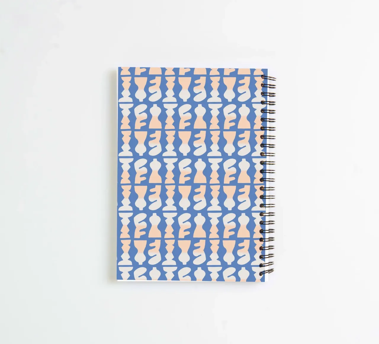 Repetitive pattern 25 spiral notebook by Little Dean