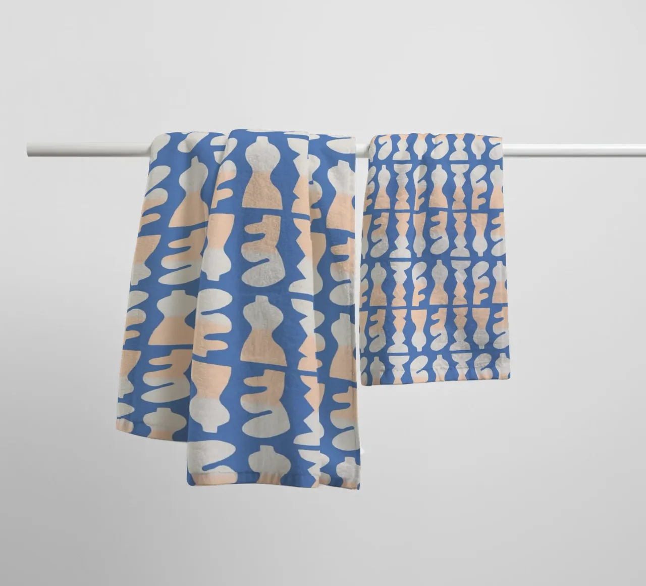 Repetitive pattern 25 towel by Little Dean