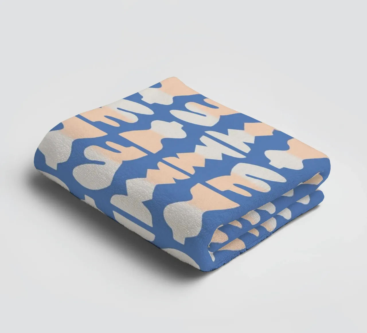 Repetitive pattern 25 towel by Little Dean