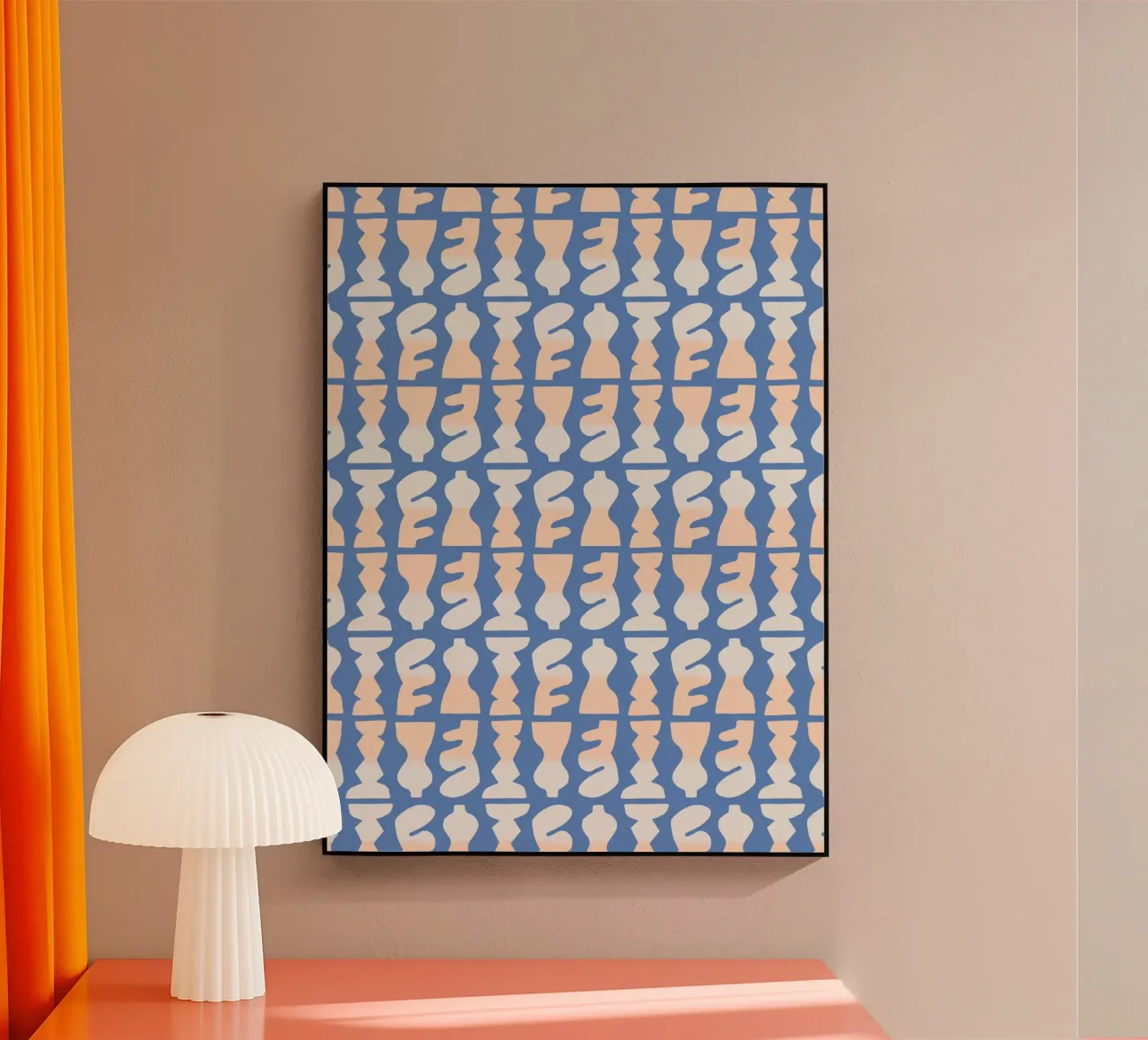 Repetitive pattern 25 acrylic glass by Little Dean