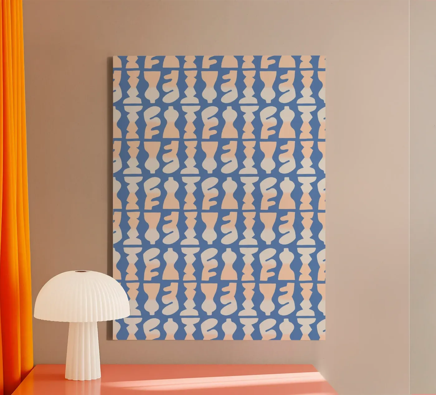Repetitive pattern 25 canvas by Little Dean
