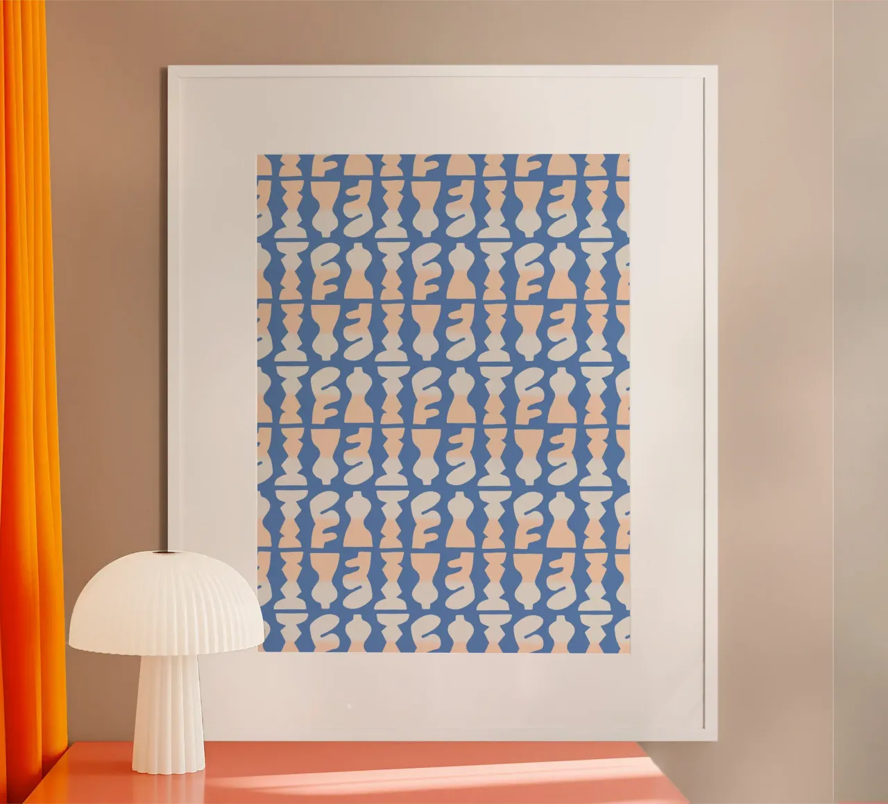 Repetitive pattern 25 poster by Little Dean