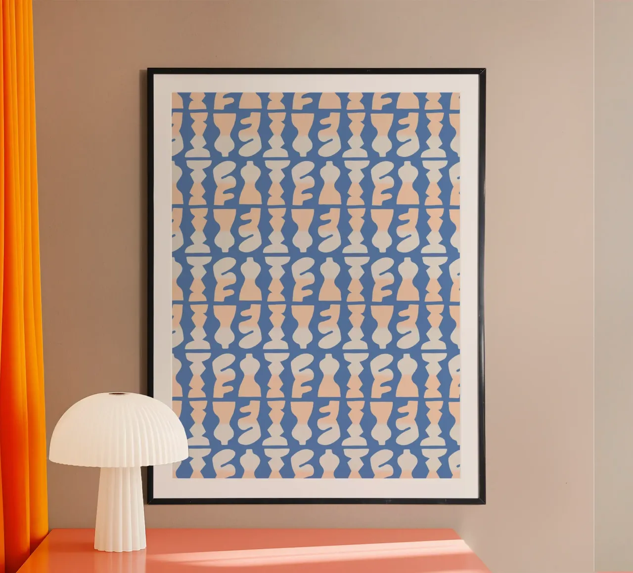 Repetitive pattern 25 poster by Little Dean