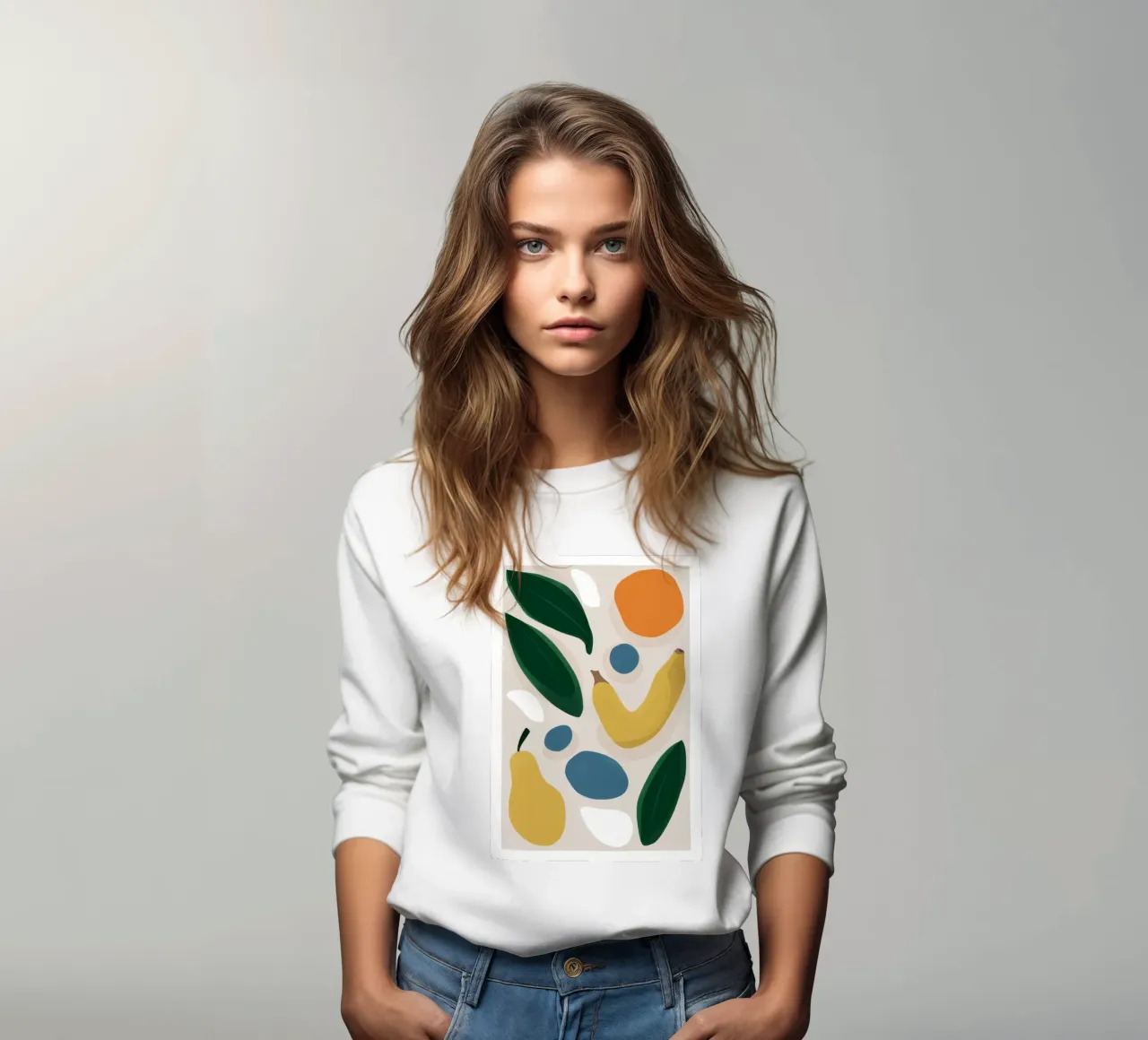 Forme di frutta destrutturate felpa da Trace Brush