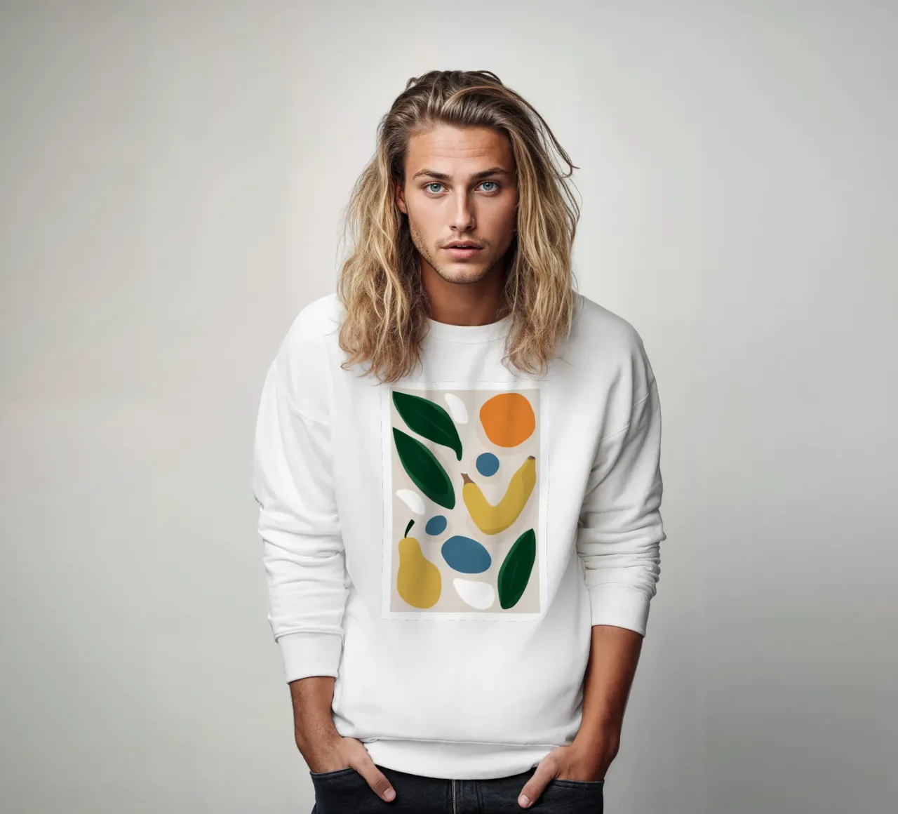 Forme di frutta destrutturate felpa da Trace Brush