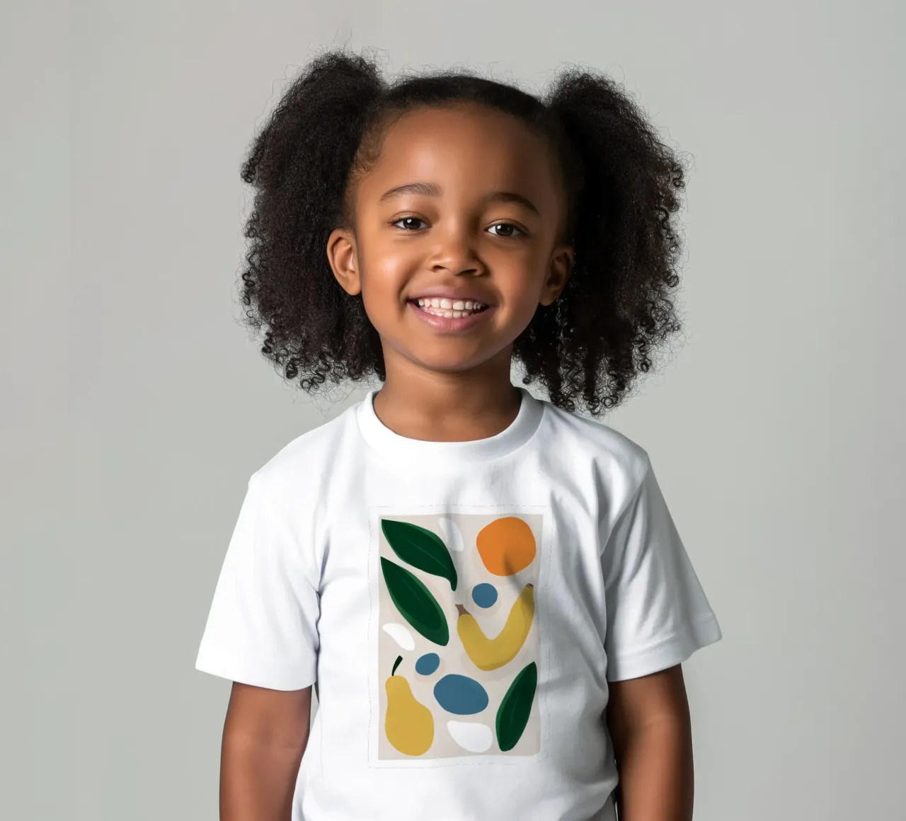 Forme di frutta destrutturate t-shirt bambini da Trace Brush