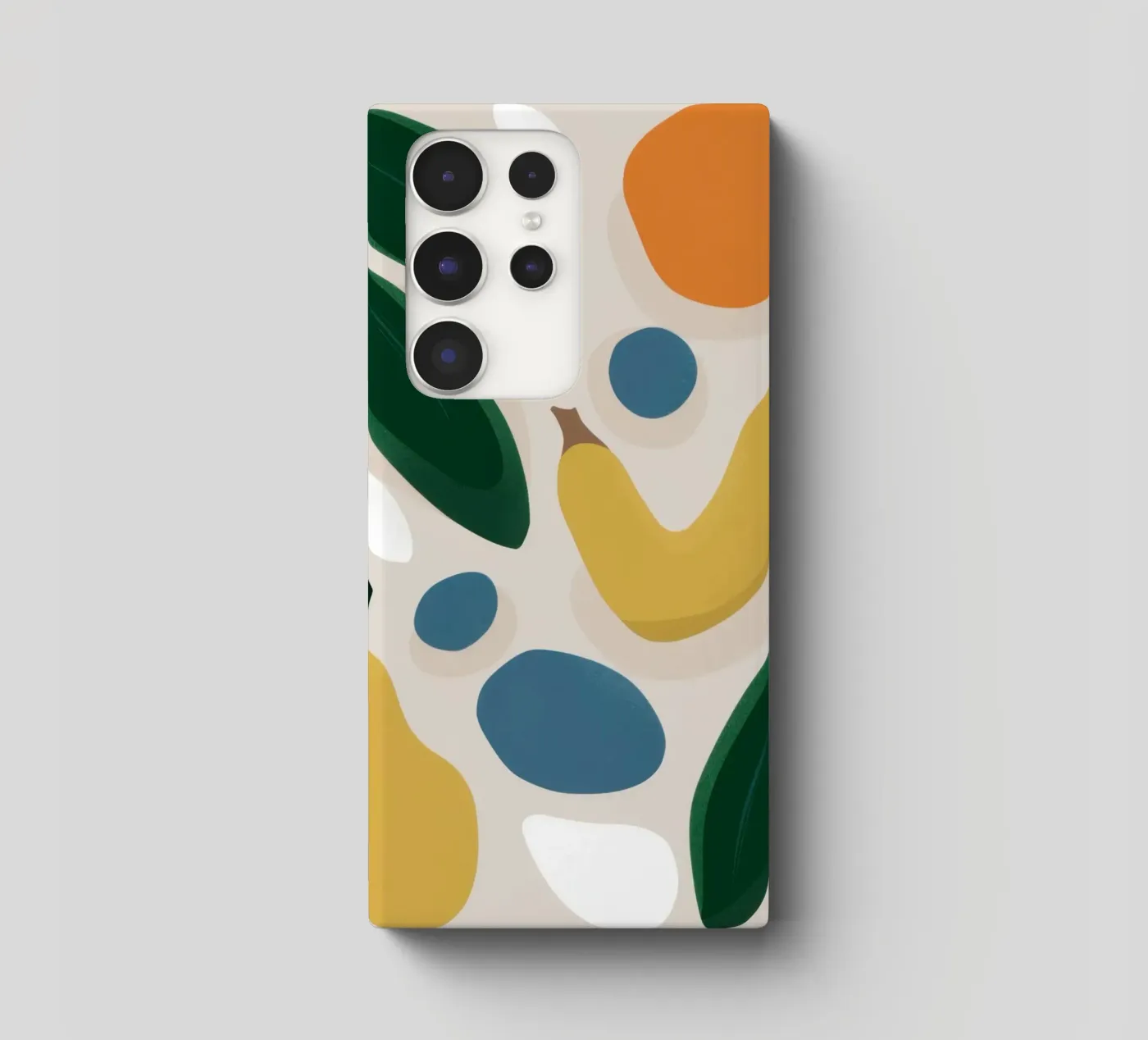 Forme di frutta destrutturate cover samsung da Trace Brush