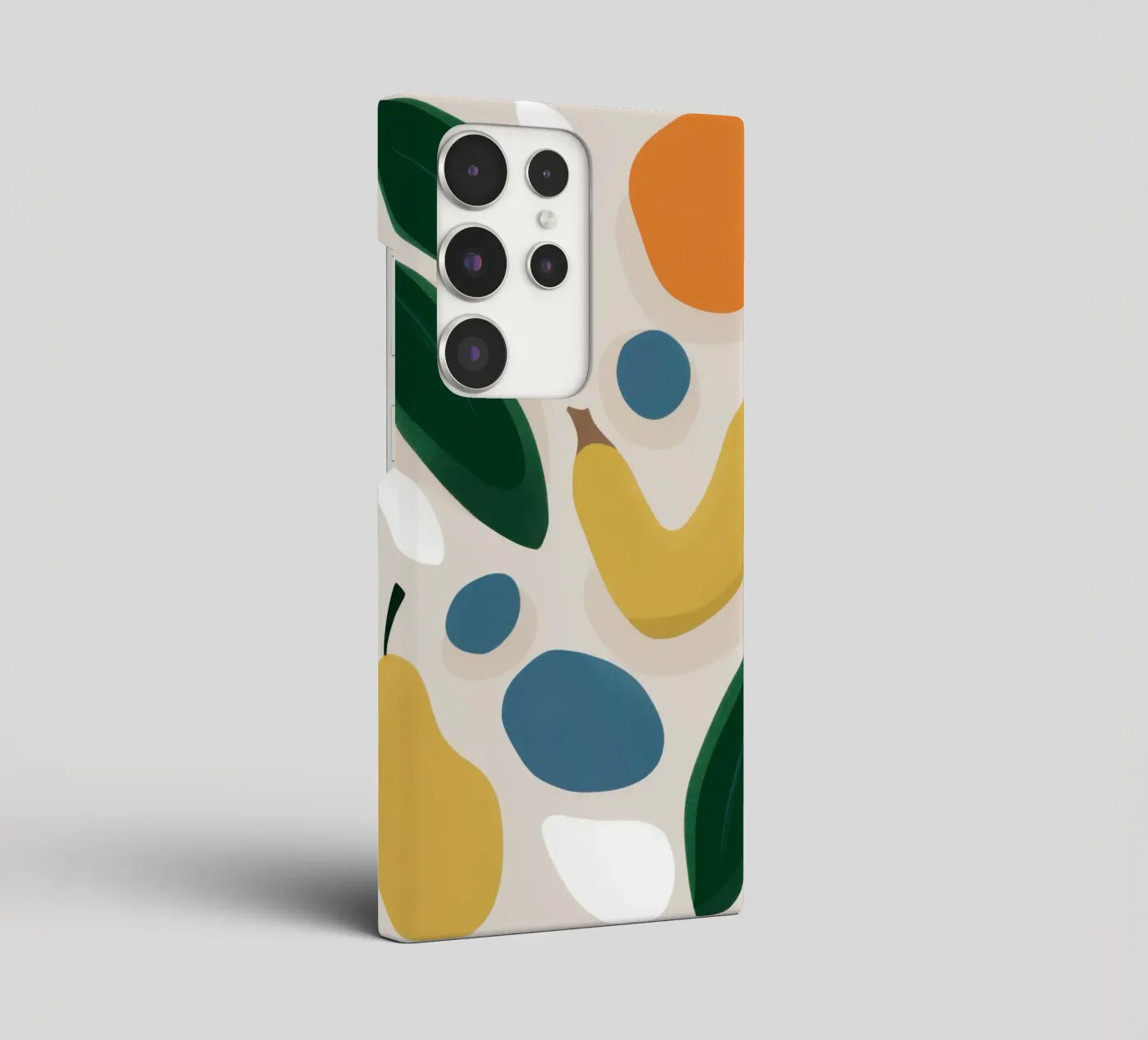 Forme di frutta destrutturate cover samsung da Trace Brush