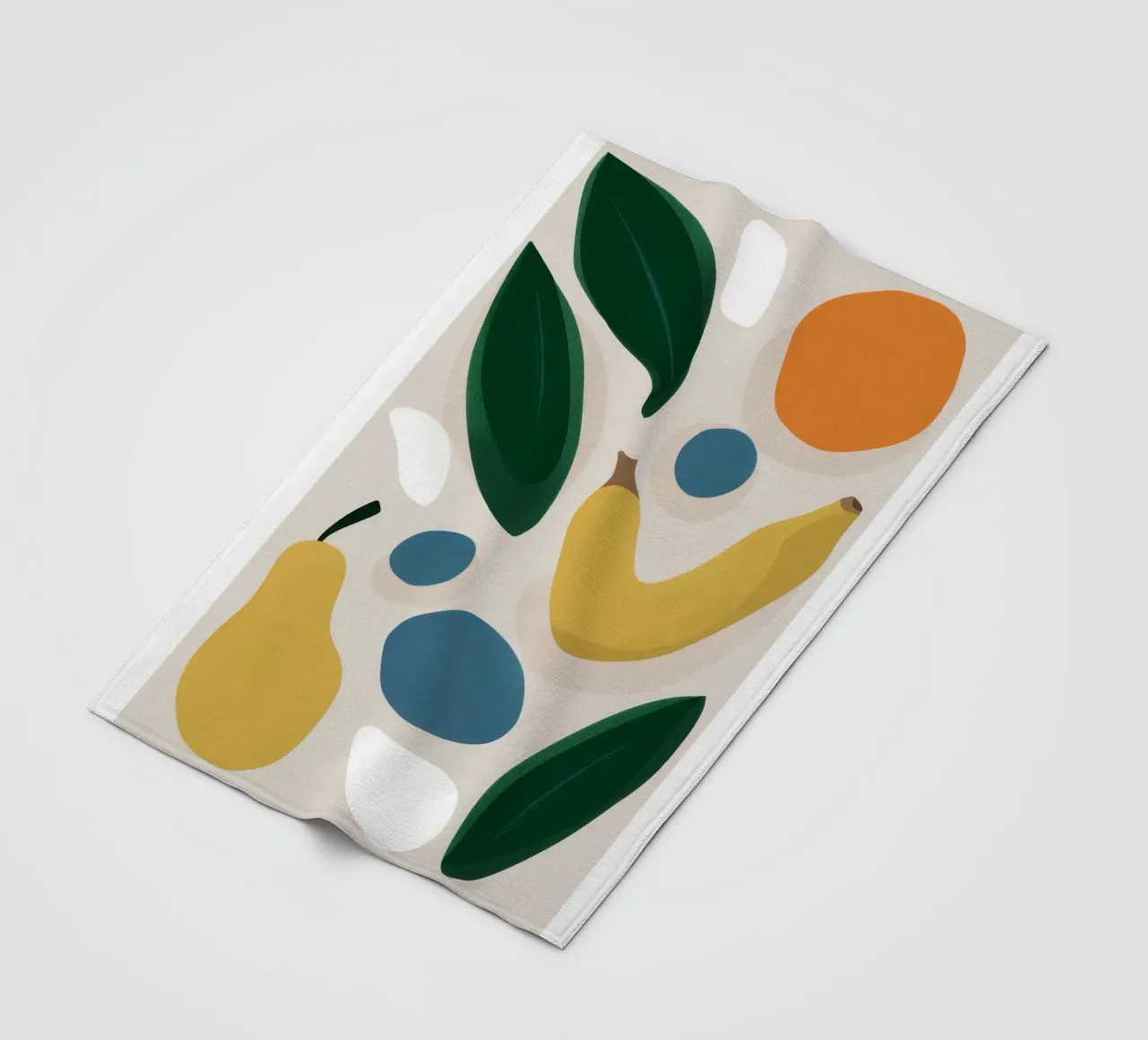 Deconstructed Fruit Forms fleece blanket by Trace Brush
