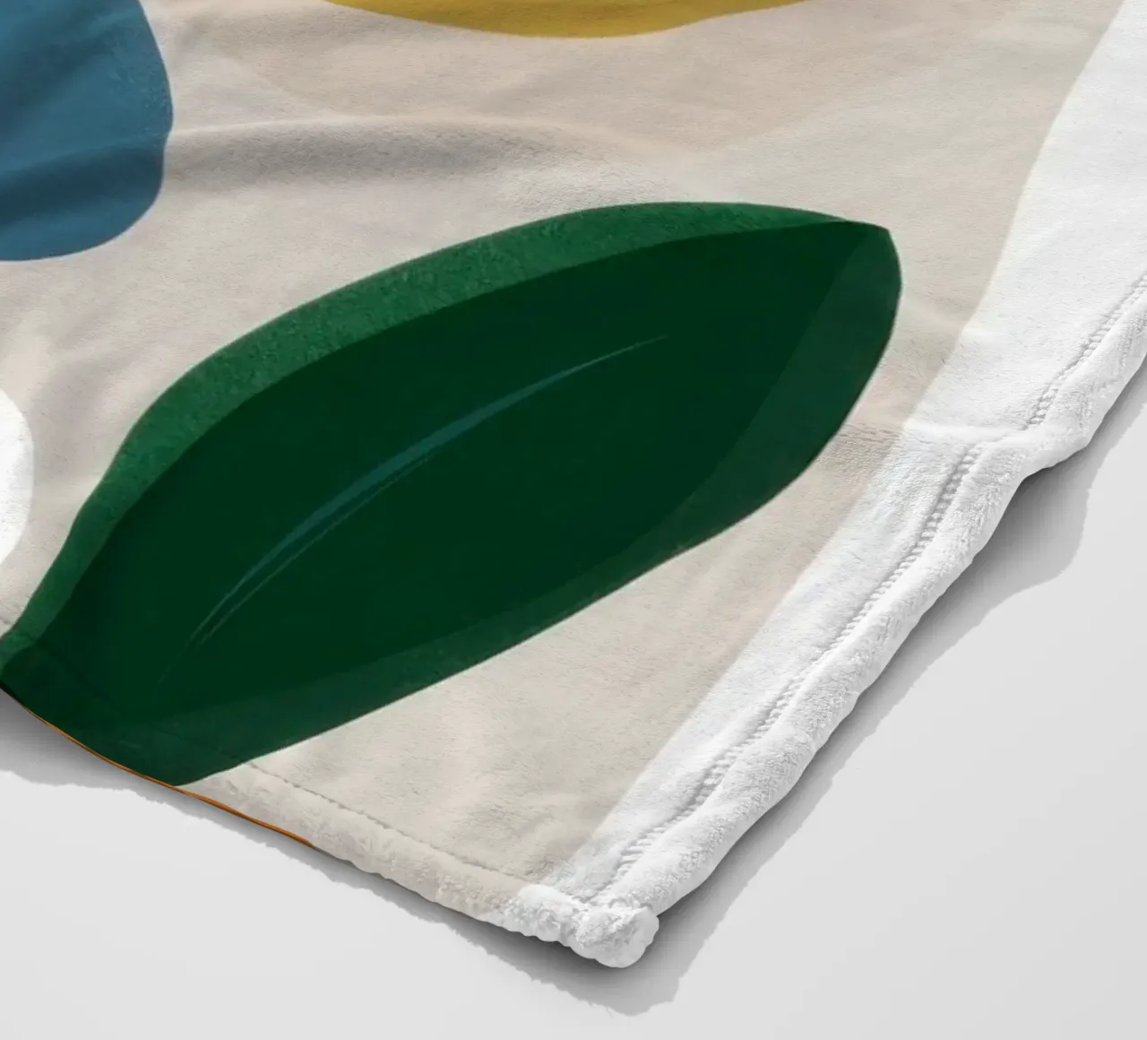 Deconstructed Fruit Forms fleece blanket by Trace Brush