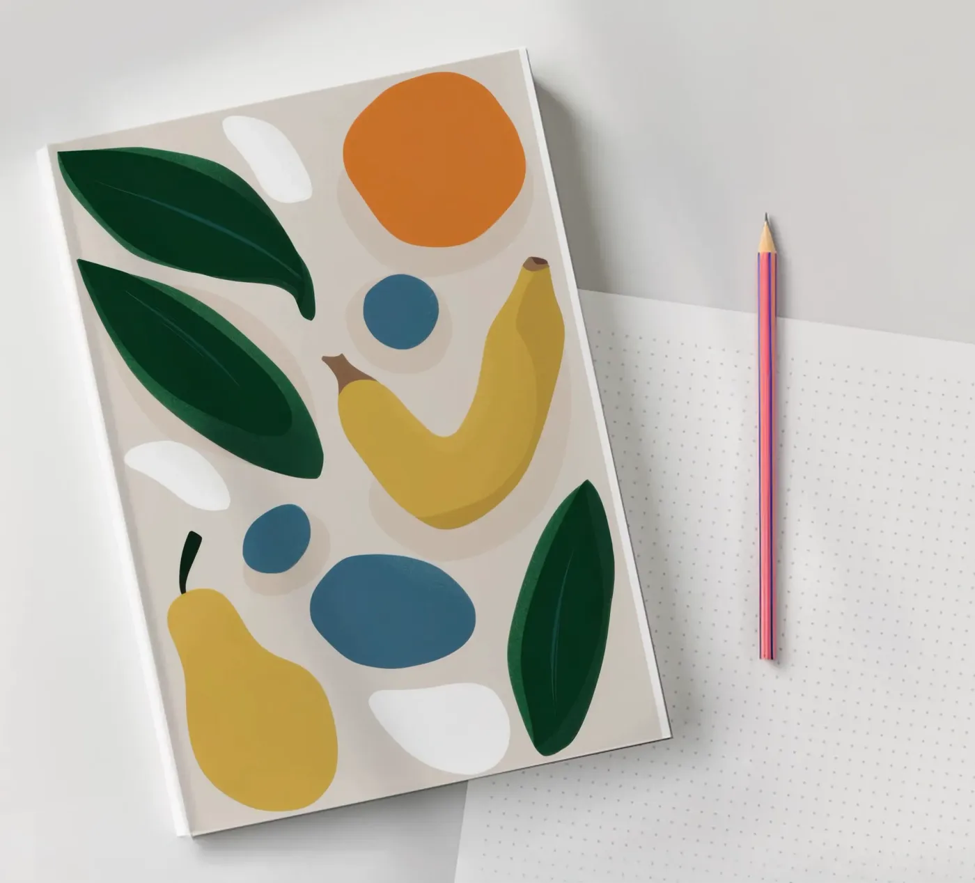 Deconstructed Fruit Forms notebook by Trace Brush