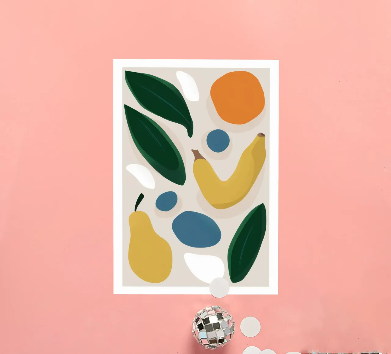 Deconstructed Fruit Forms sticker by Trace Brush