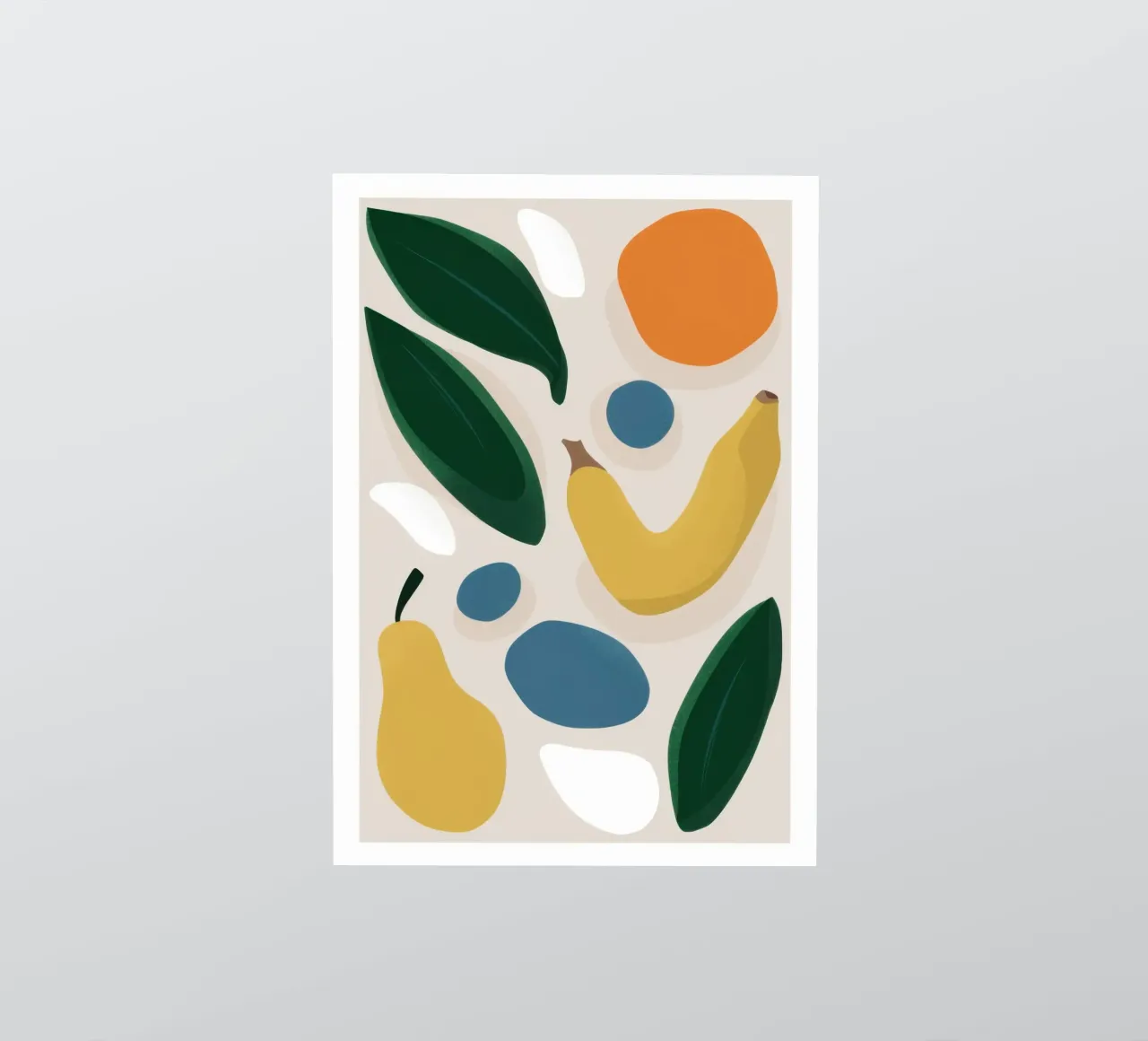 Deconstructed Fruit Forms sticker by Trace Brush