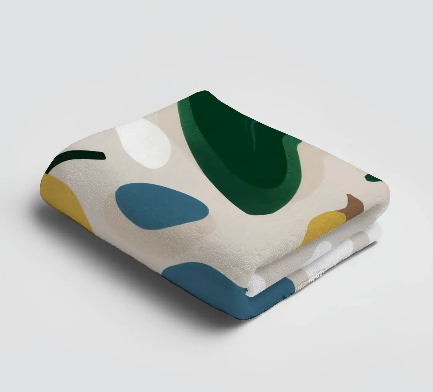 Deconstructed Fruit Forms towel by Trace Brush