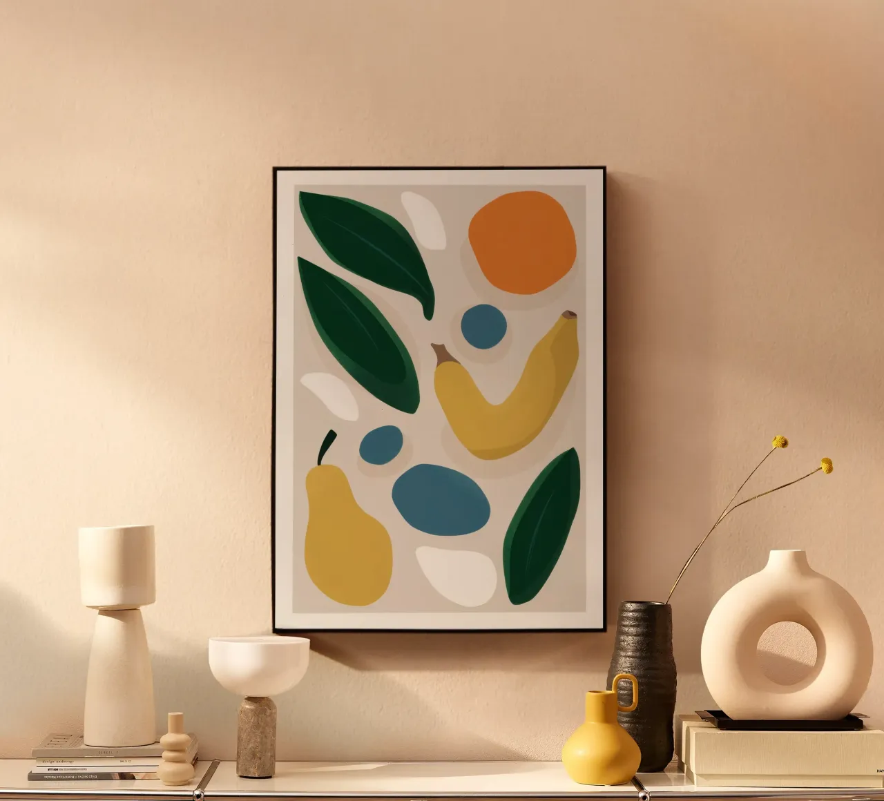 Deconstructed Fruit Forms Acryl-Glas von Trace Brush