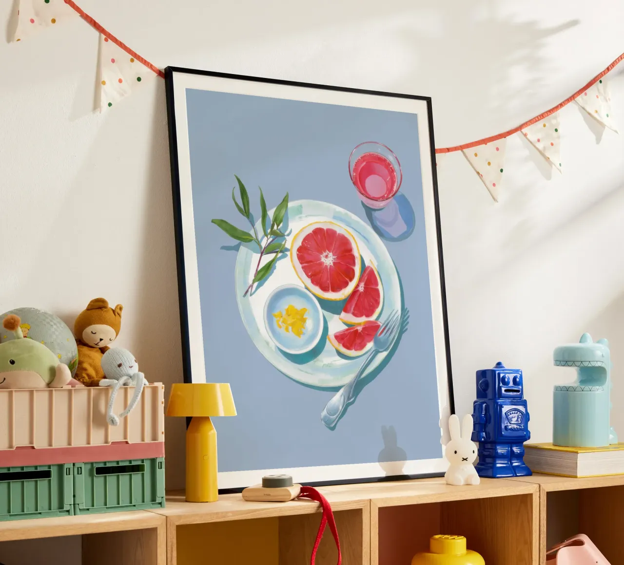 Pompelmo Colazione Fresca poster da Mark Solaria