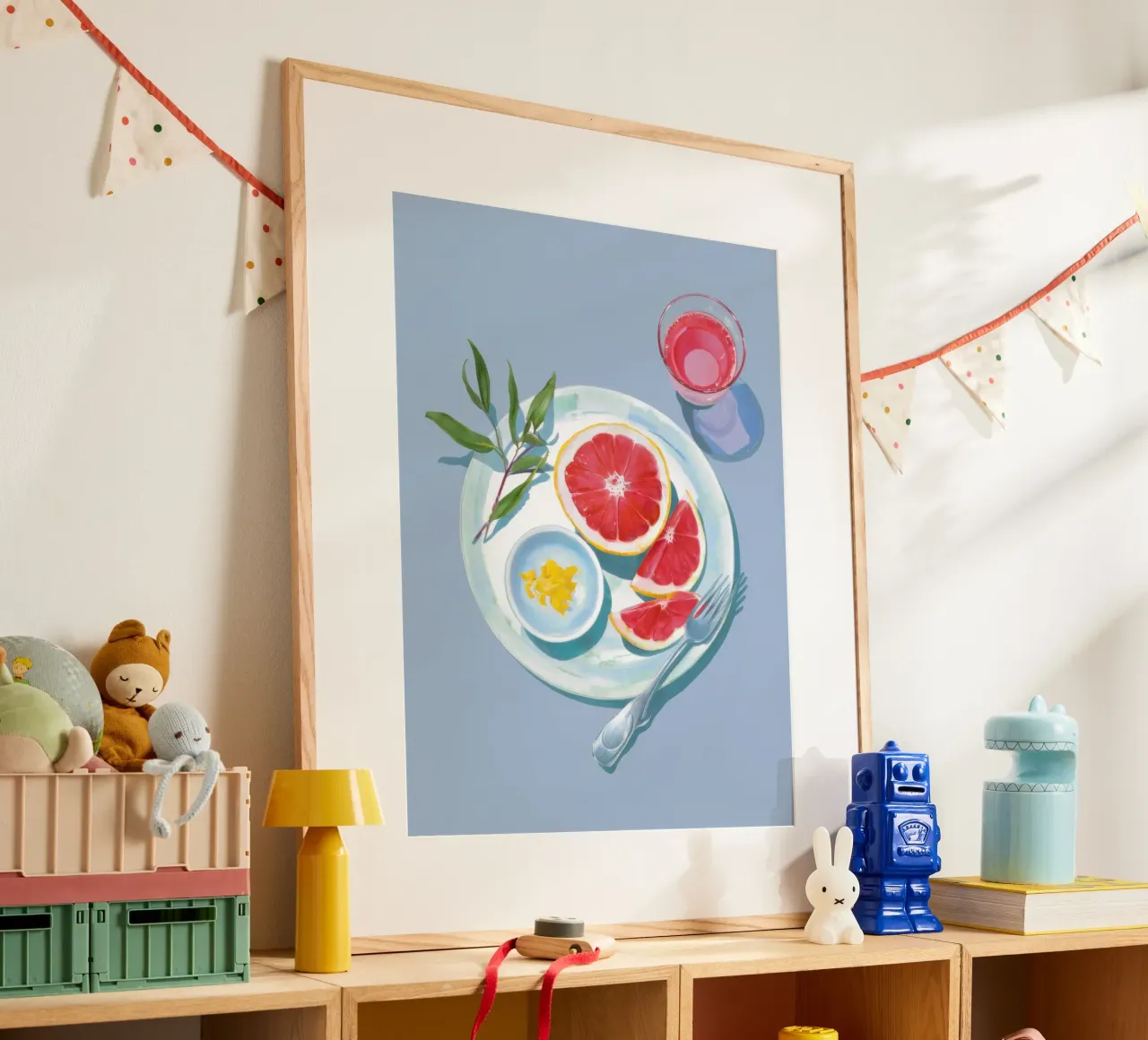 Pompelmo Colazione Fresca poster da Mark Solaria