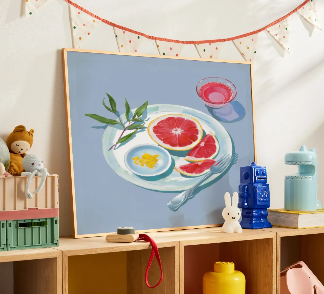 Pompelmo Colazione Fresca poster da Mark Solaria