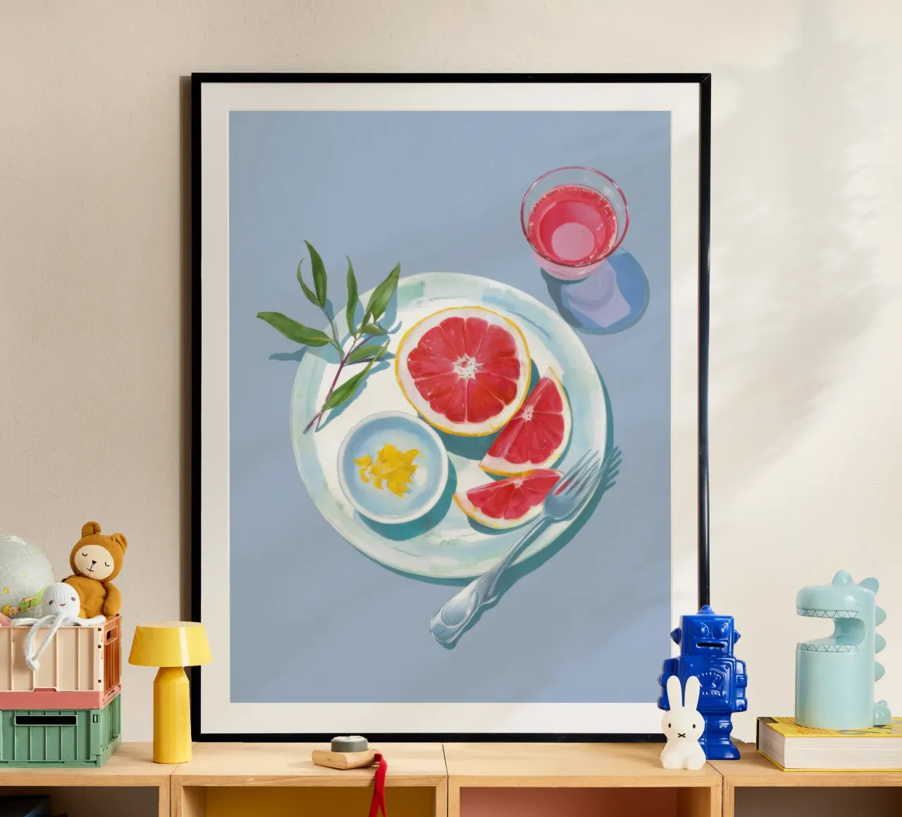 Pompelmo Colazione Fresca poster da Mark Solaria