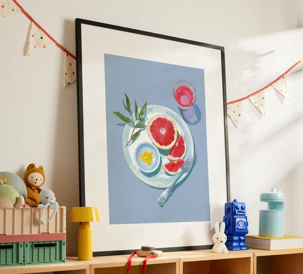 Pompelmo Colazione Fresca poster da Mark Solaria