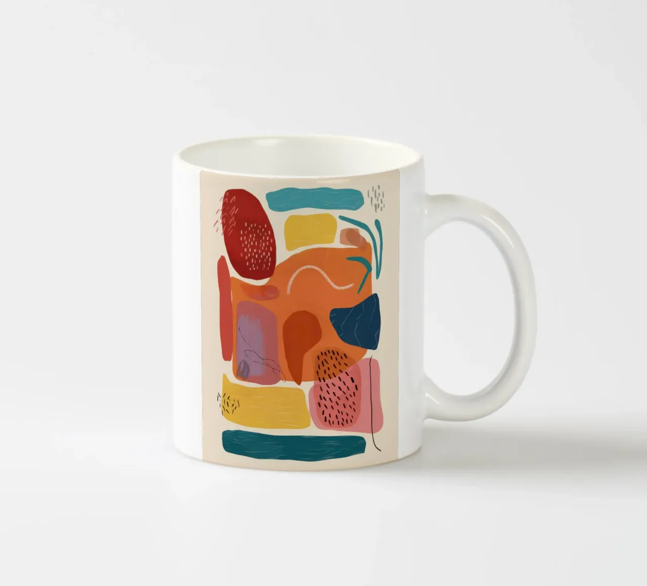 Mosaico a forma di terra tazza in ceramica da Selene Shade