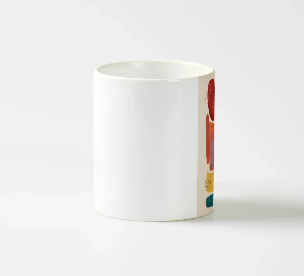 Mosaico a forma di terra tazza in ceramica da Selene Shade
