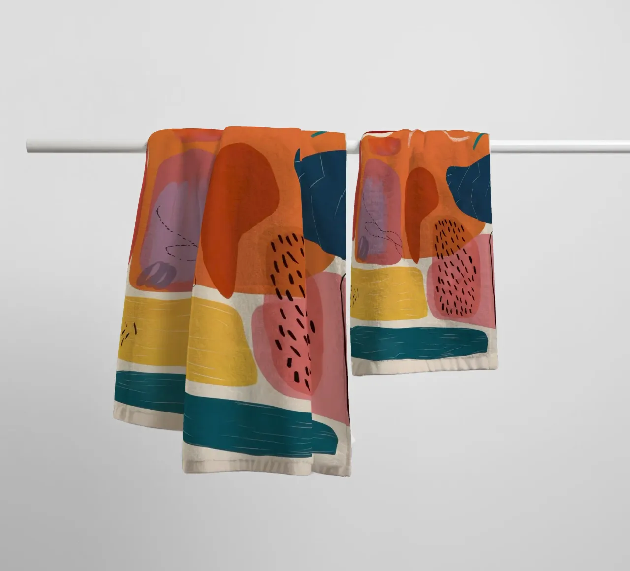 Mosaico a forma di terra asciugamano da bagno da Selene Shade