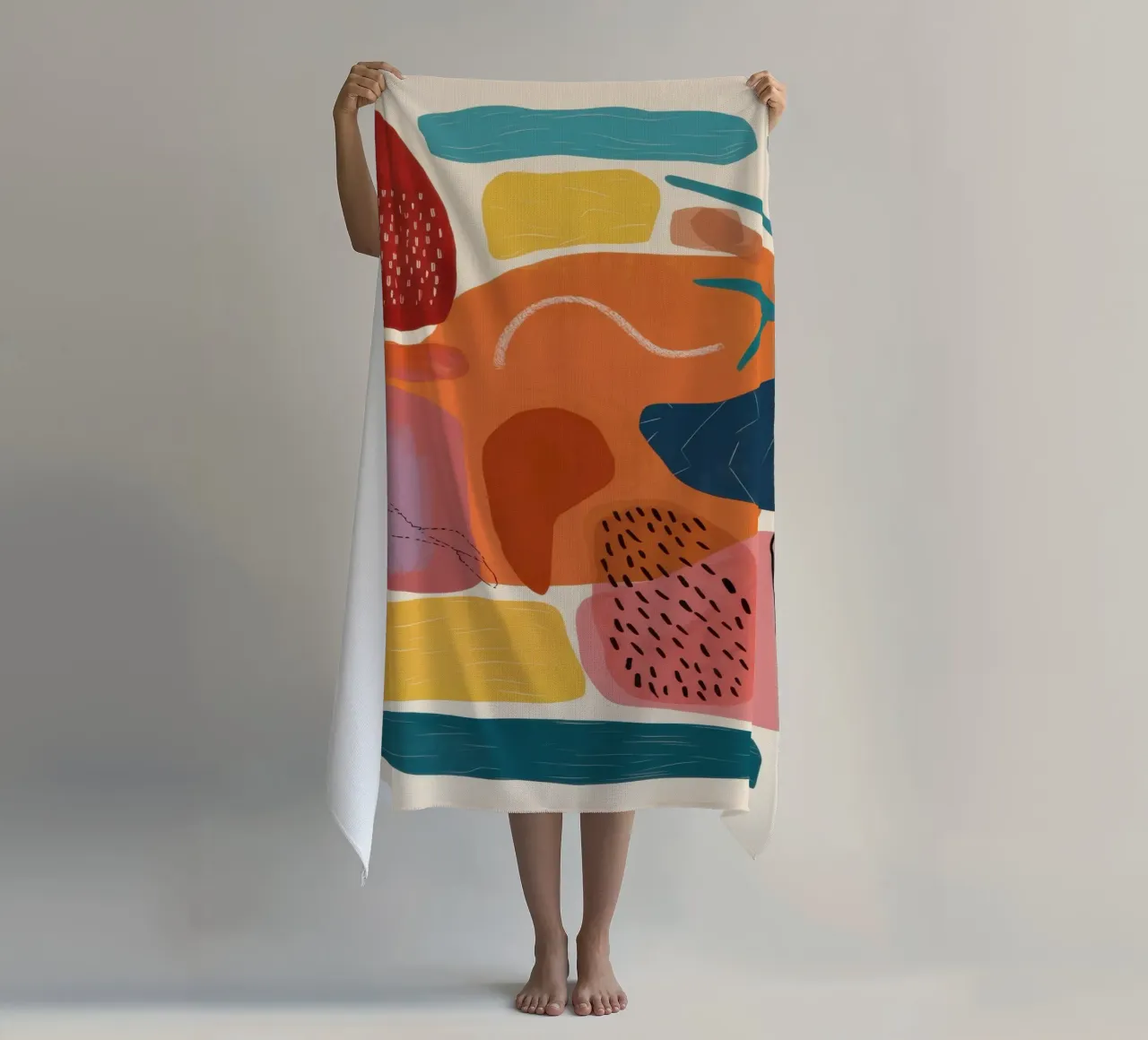 Mosaico a forma di terra telo mare da Selene Shade