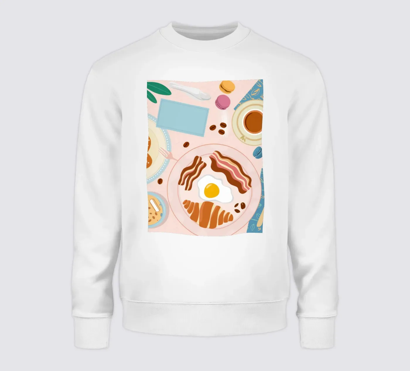 Tavolo della colazione Flatlay felpa da Gaia Viesta