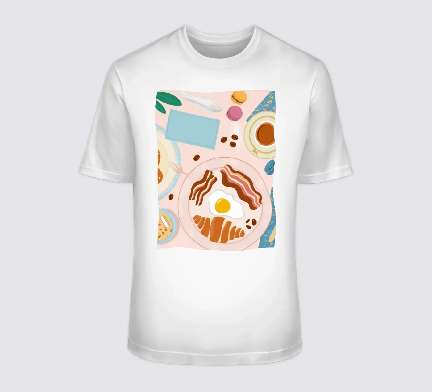 Tavolo della colazione Flatlay t-shirt da Gaia Viesta