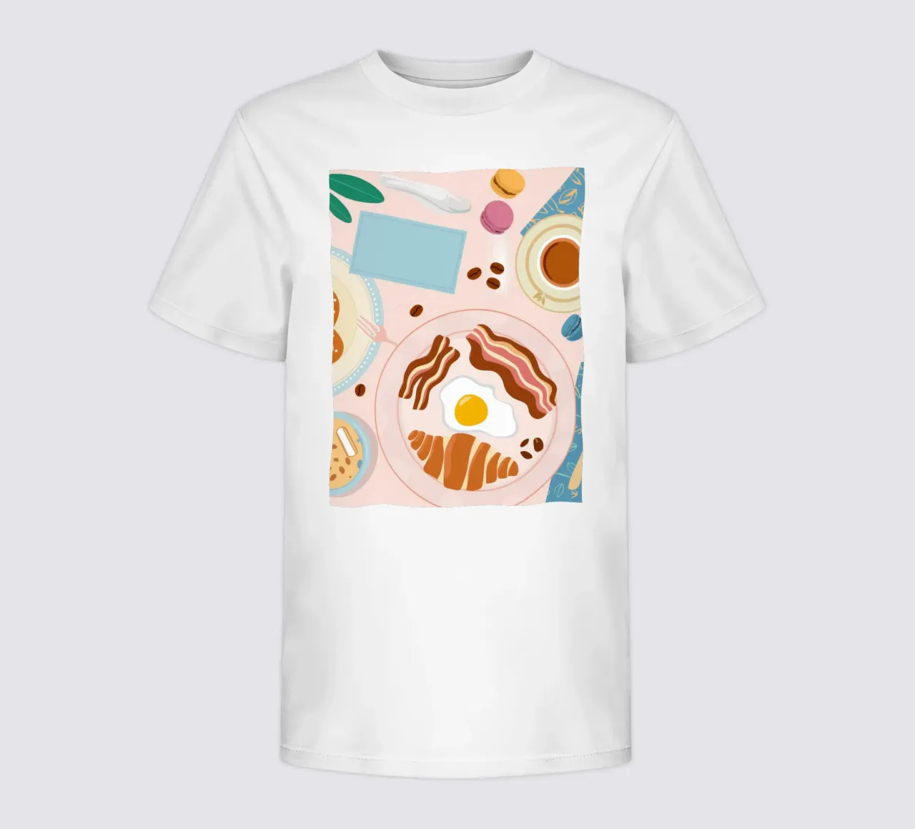 Tavolo della colazione Flatlay t-shirt bambini da Gaia Viesta