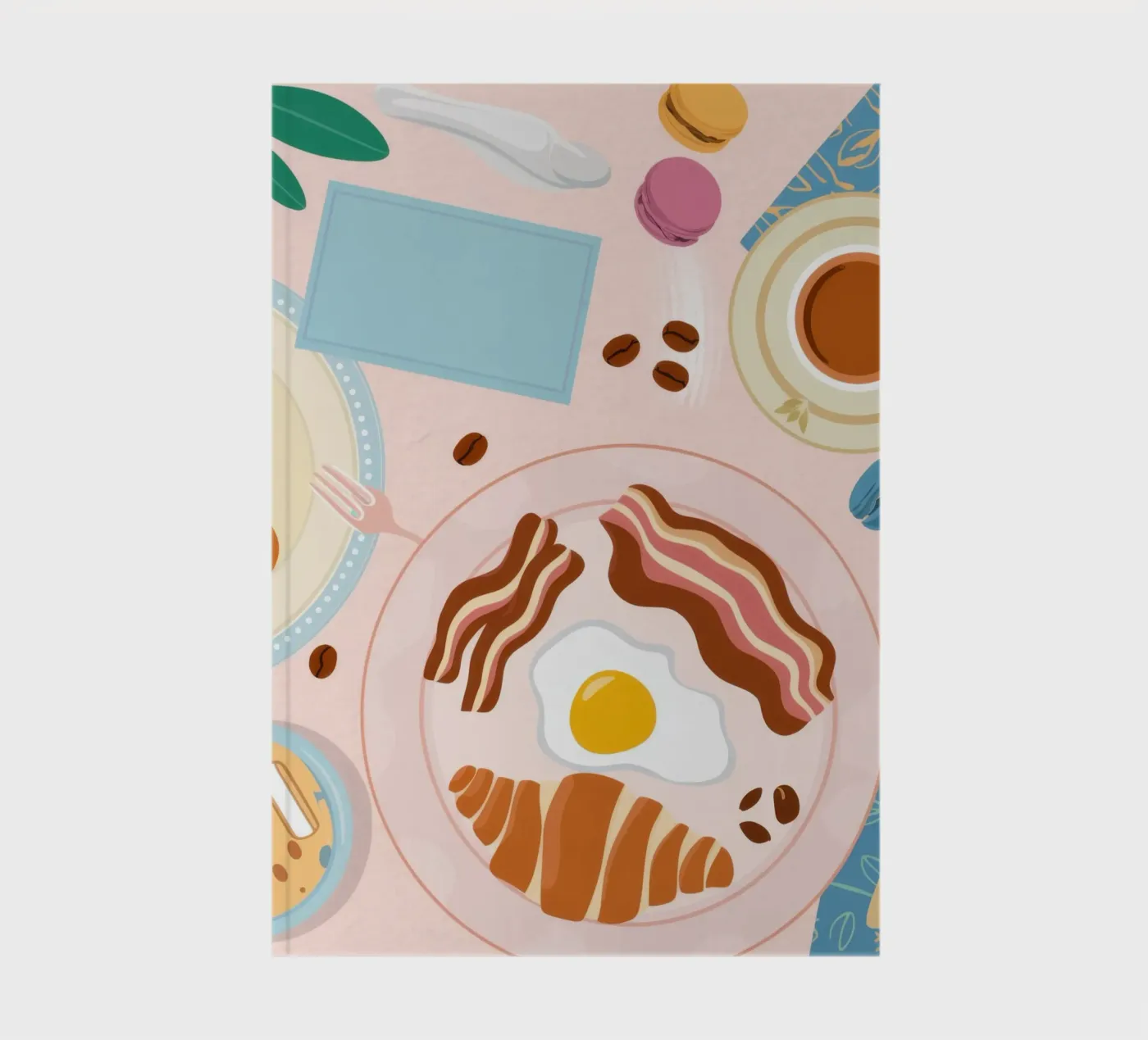 Breakfast Table Flatlay notebook by Gaia Viesta