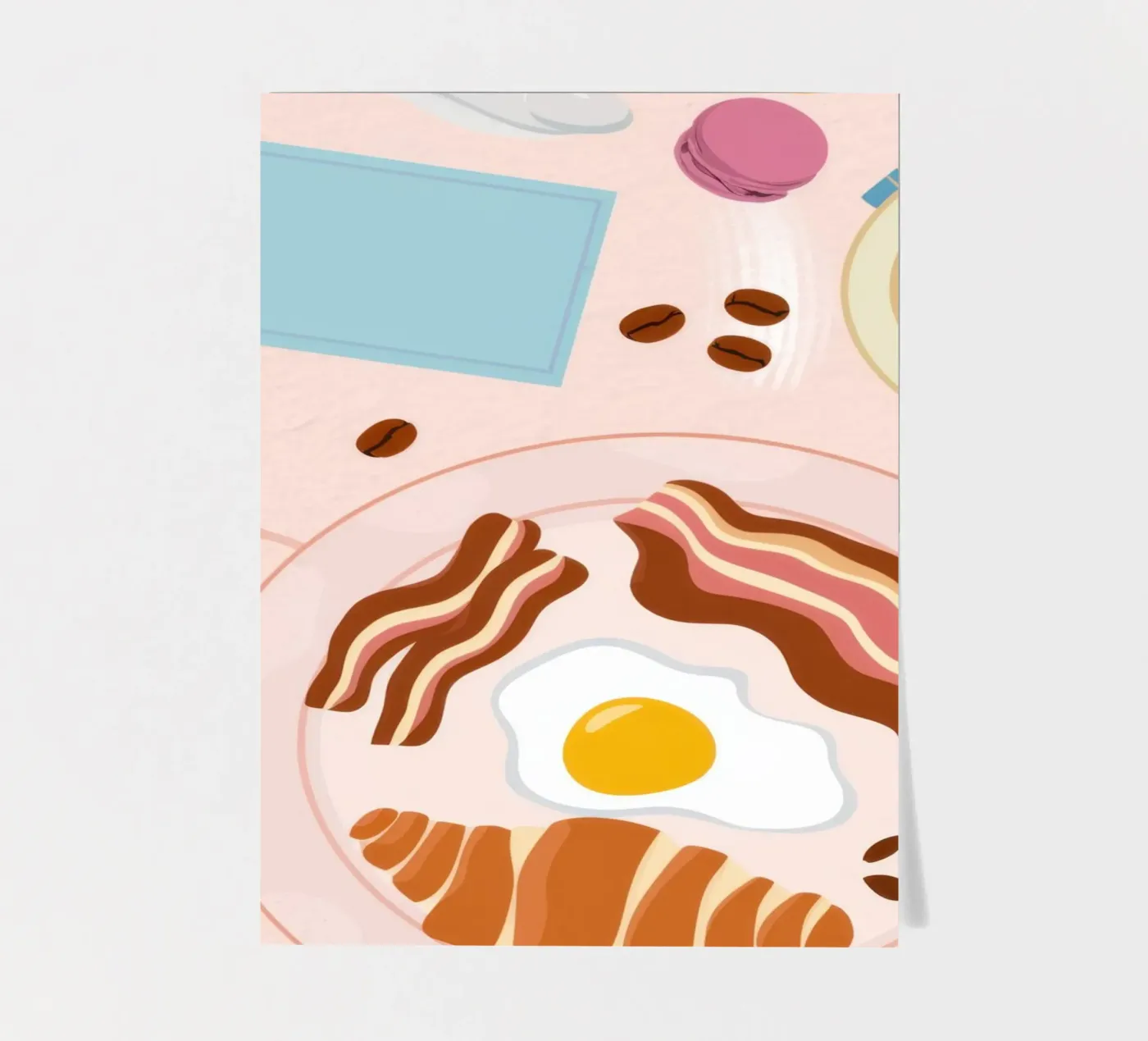 Ontbijttafel Flatlay stickervel van Gaia Viesta