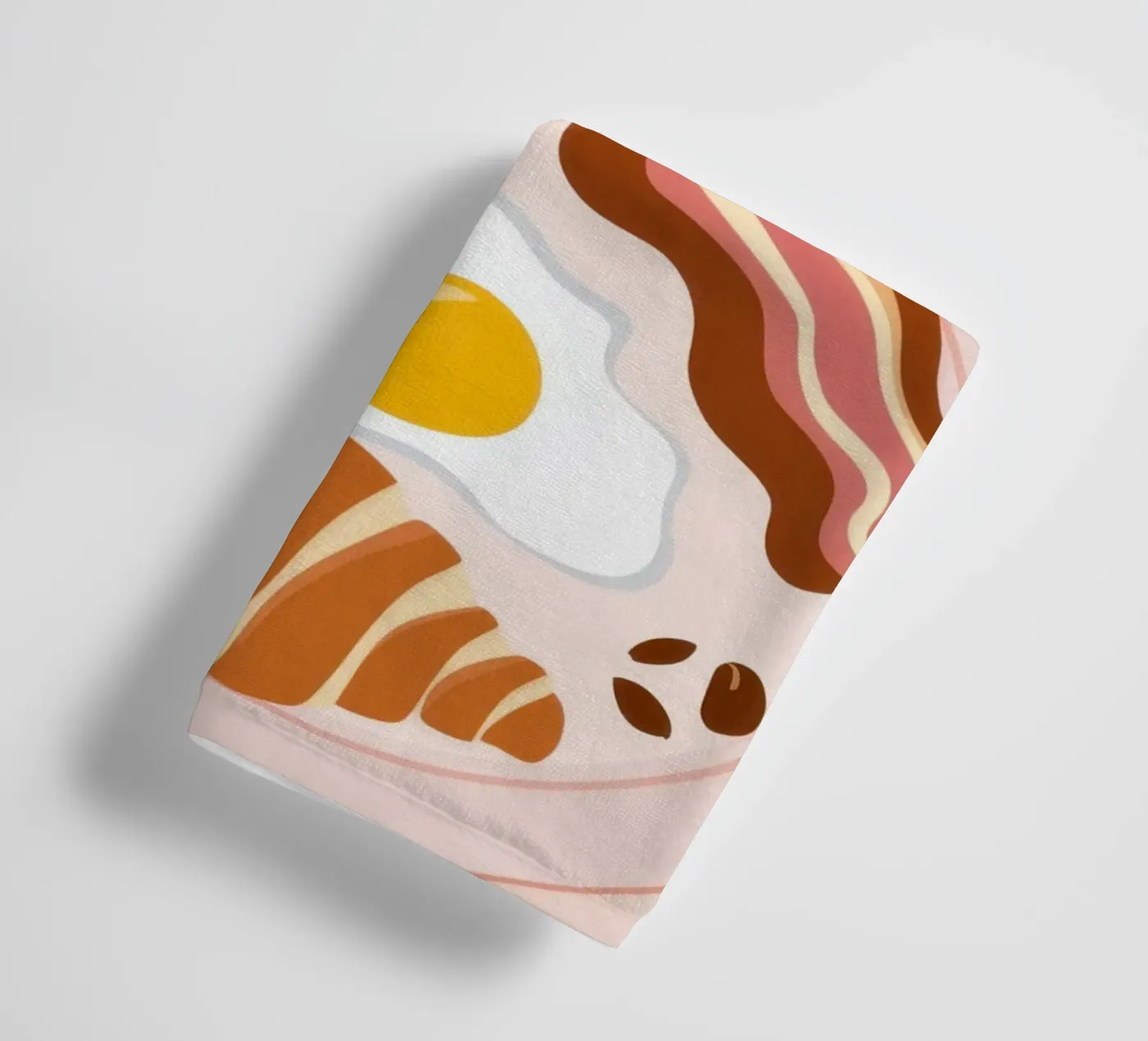 Breakfast Table Flatlay towel by Gaia Viesta