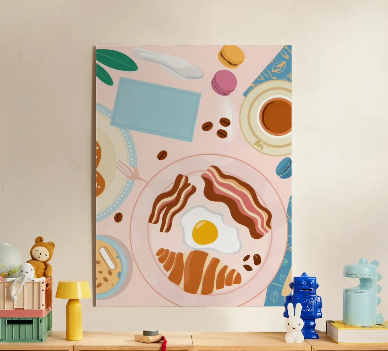 Breakfast Table Flatlay plexiglas de Gaia Viesta