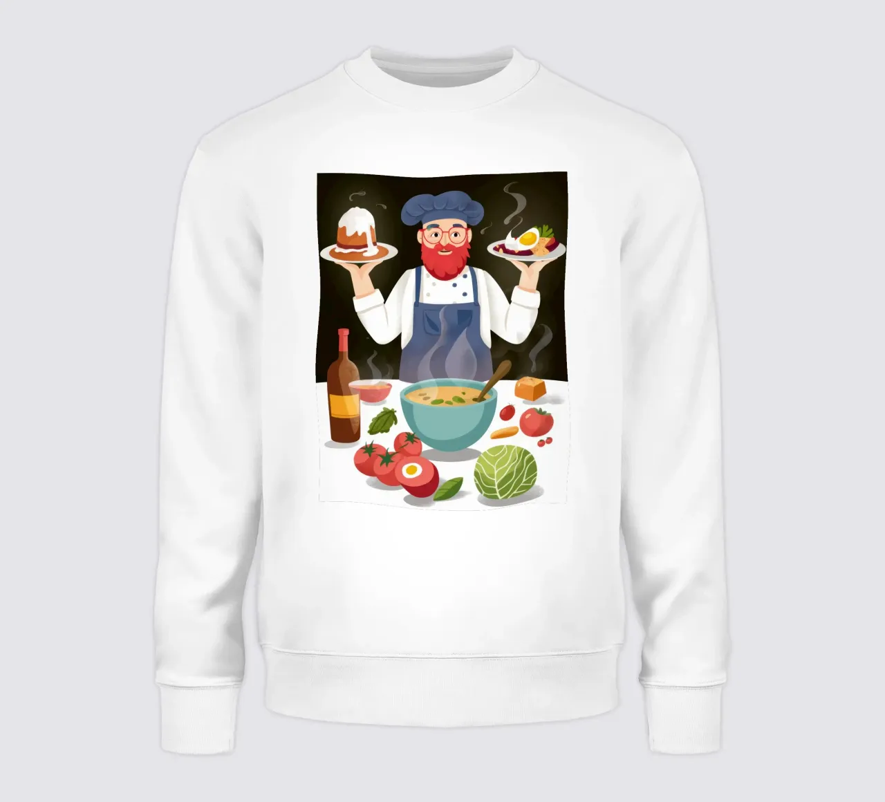 Benvenuto da parte dello chef felpa da Trace Brush