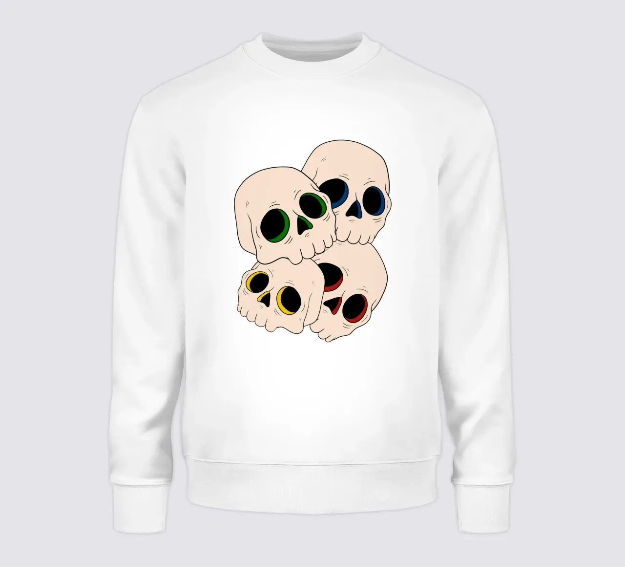 Pop skulls felpa da TijanaArtStudio88