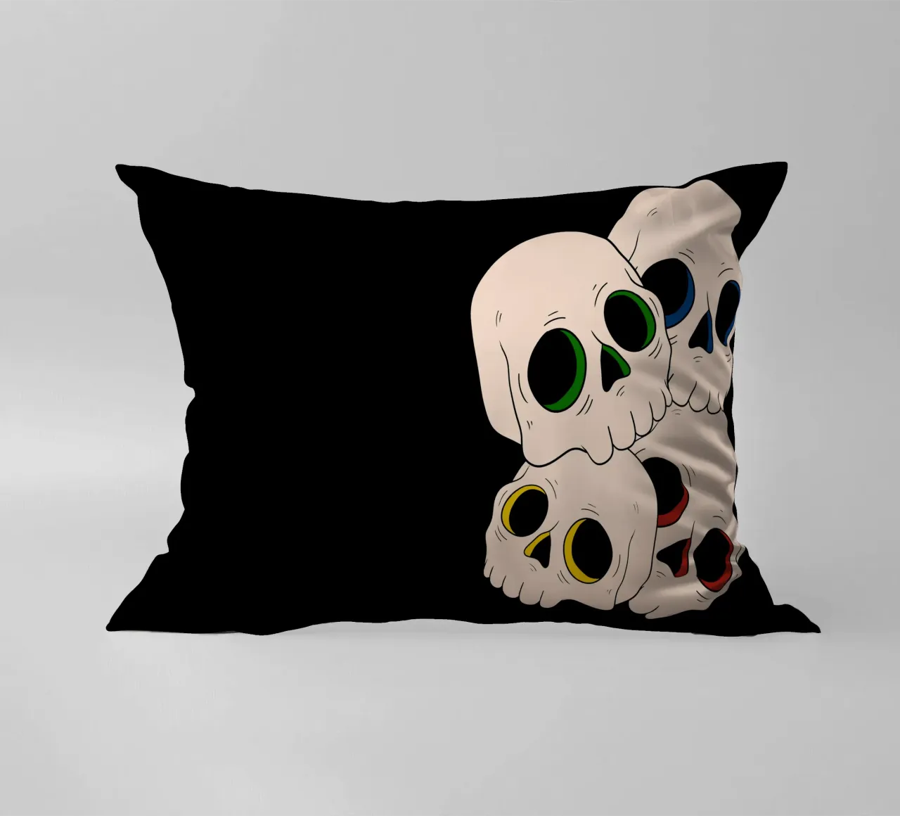 Pop skulls cuscino da TijanaArtStudio88