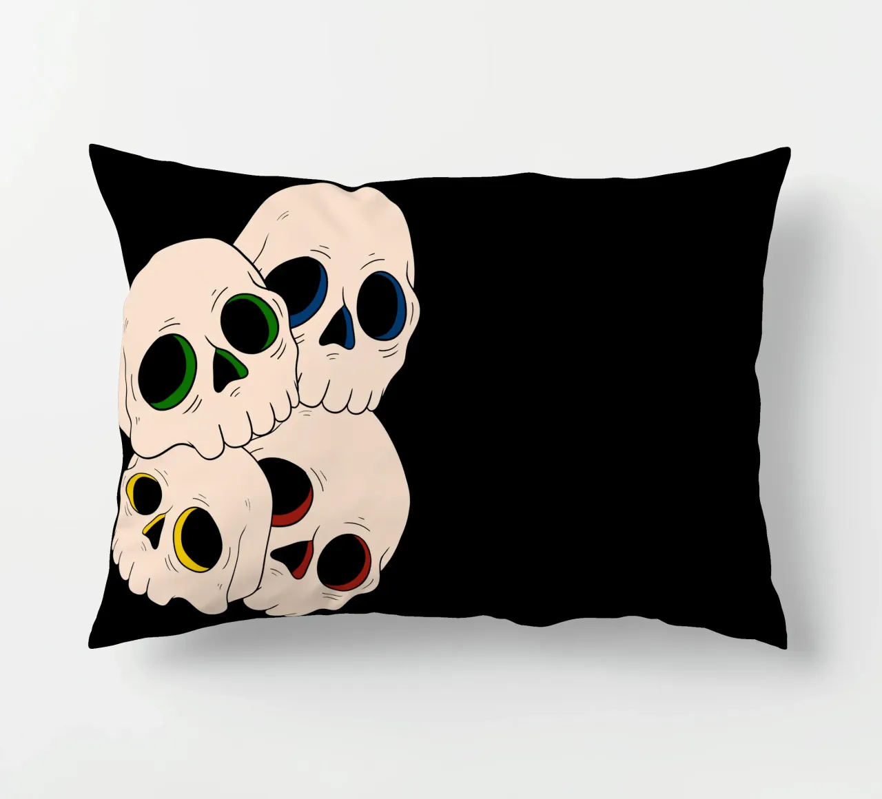 Pop skulls cuscino da TijanaArtStudio88