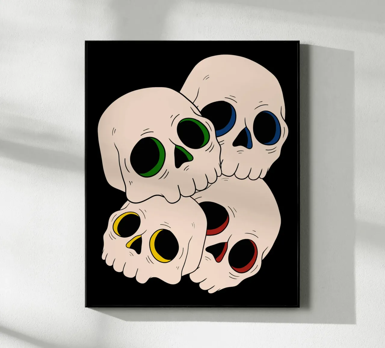 Pop skulls plexiglass da TijanaArtStudio88