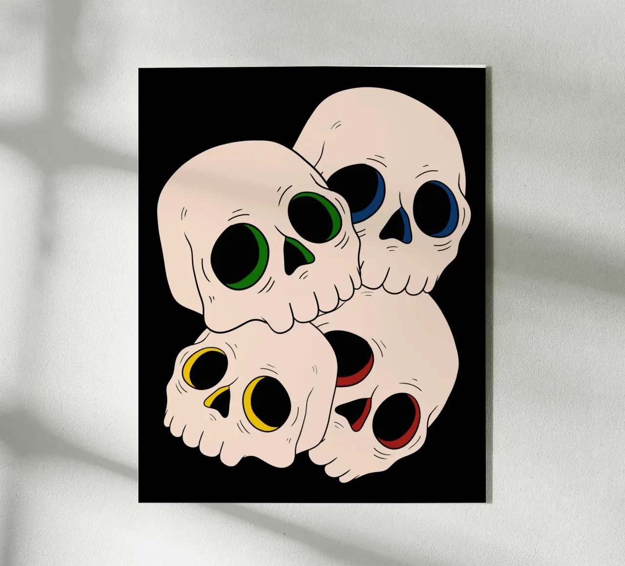 Pop skulls plexiglass da TijanaArtStudio88