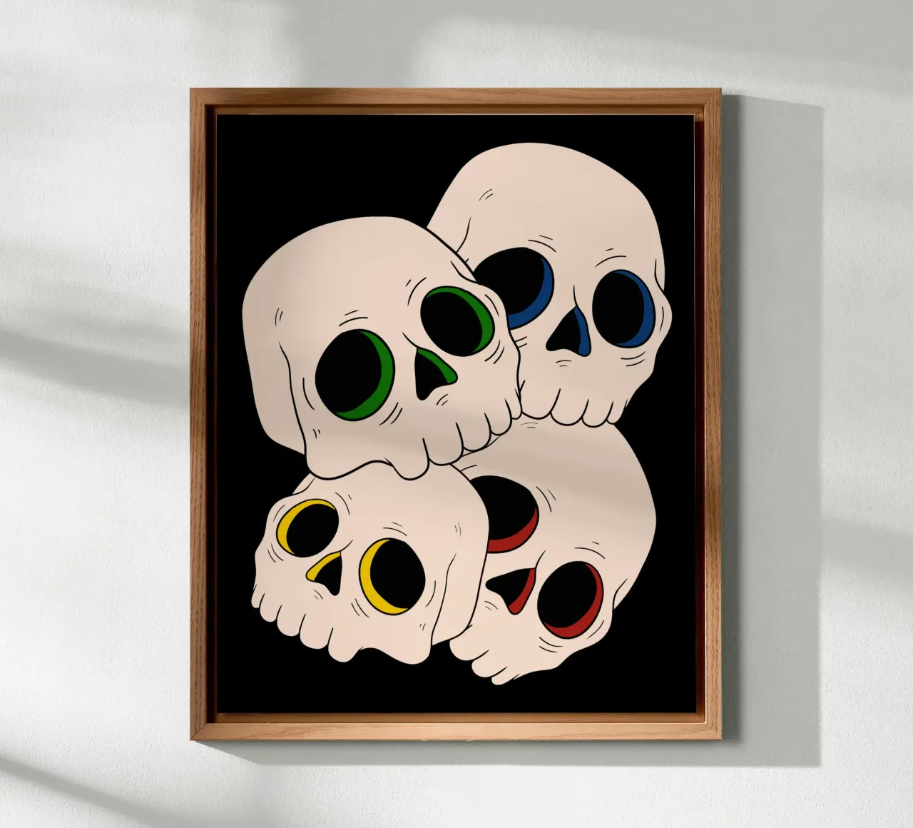 Pop skulls pannello forex da TijanaArtStudio88