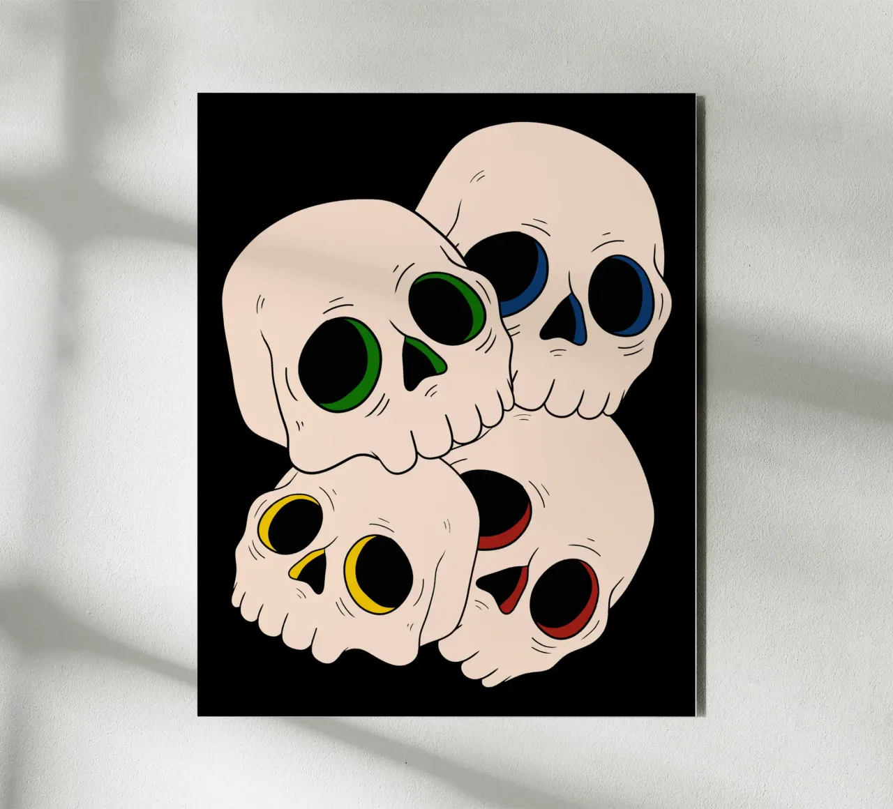 Pop skulls pannello forex da TijanaArtStudio88