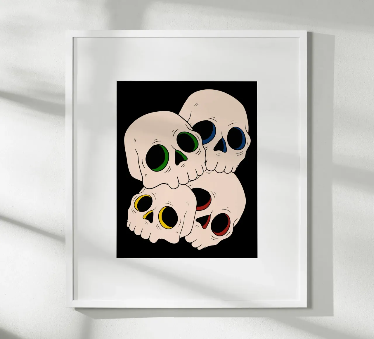 Pop skulls carta hahnemühle da TijanaArtStudio88