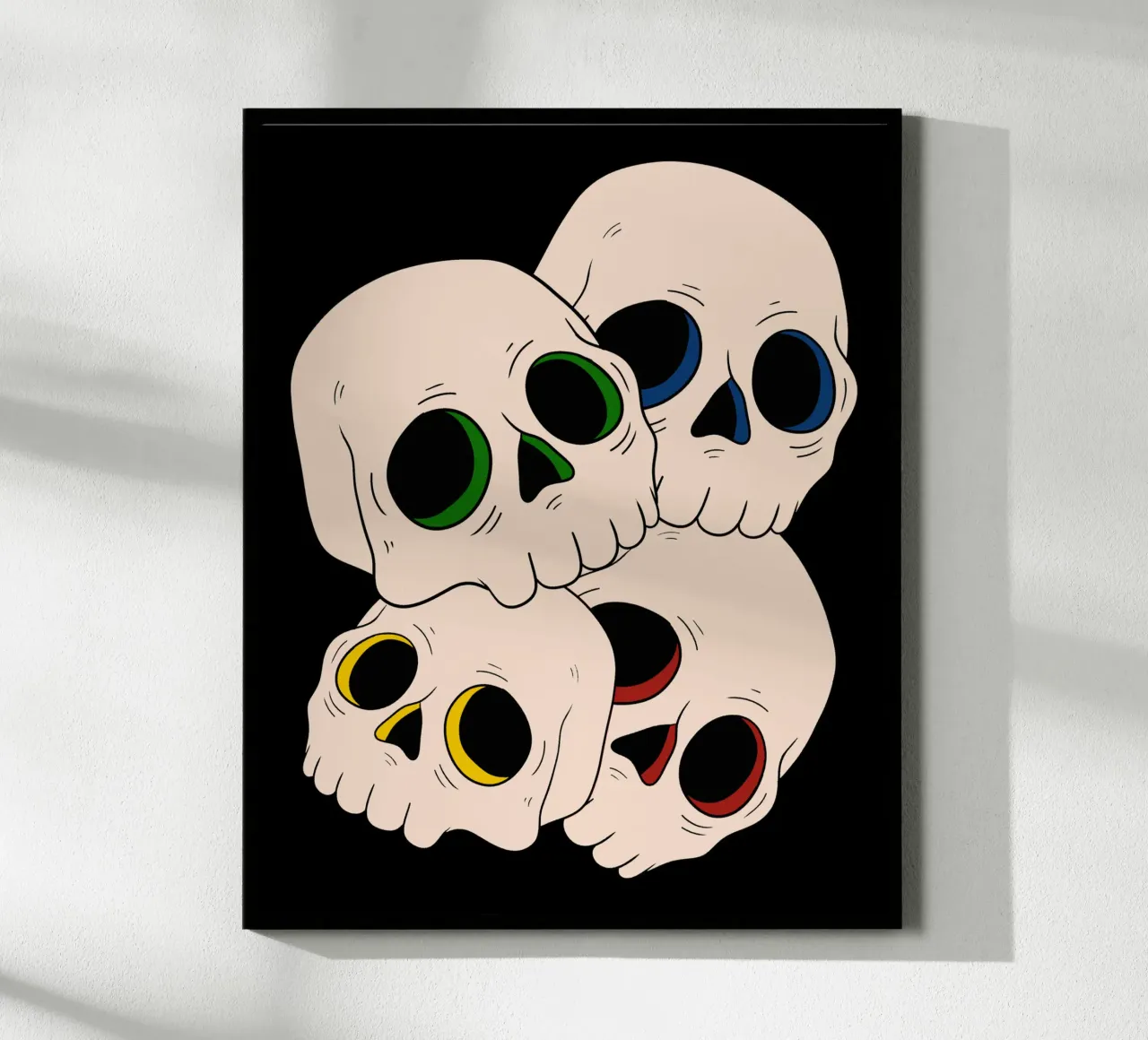 Pop skulls carta hahnemühle da TijanaArtStudio88