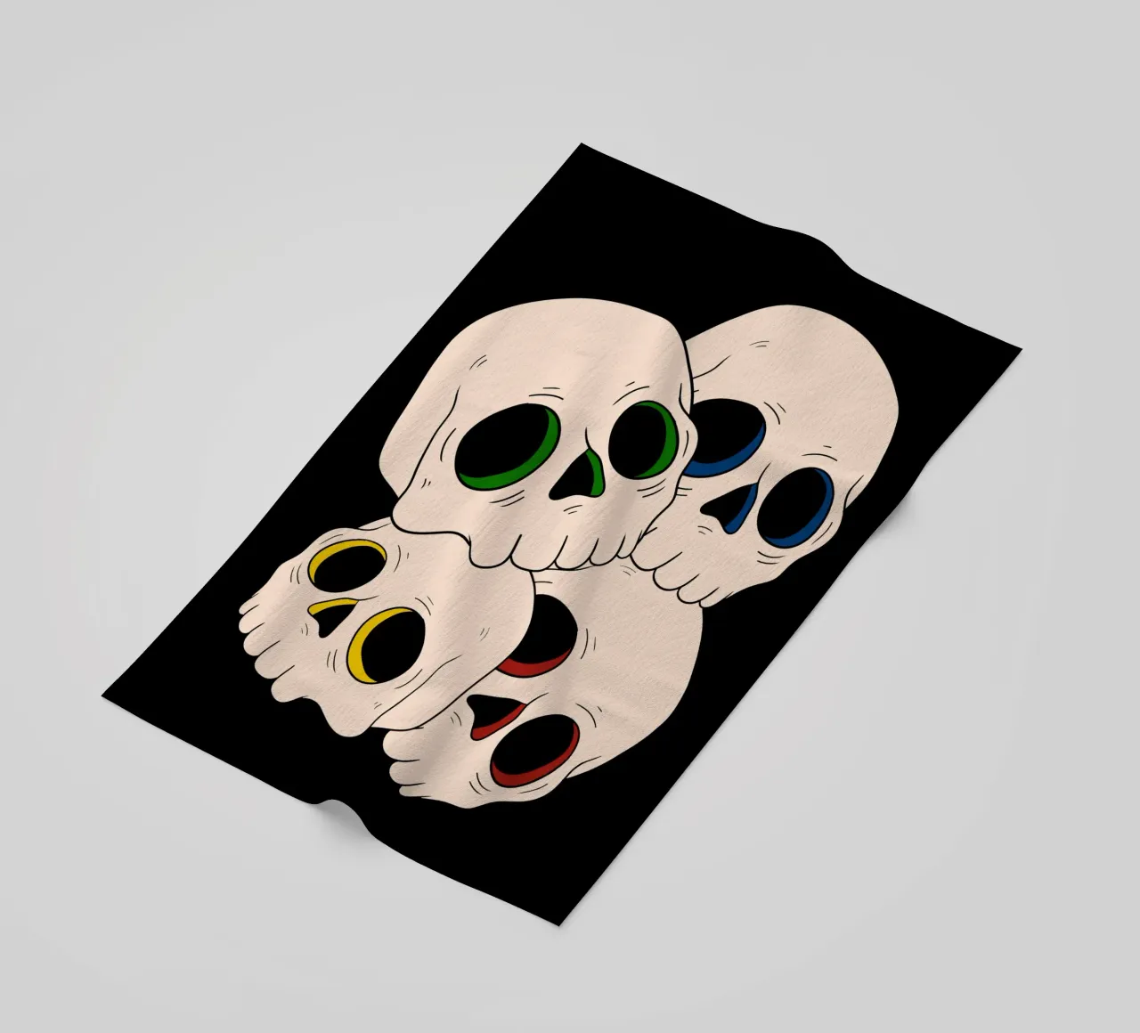 Pop skulls telo mare da TijanaArtStudio88