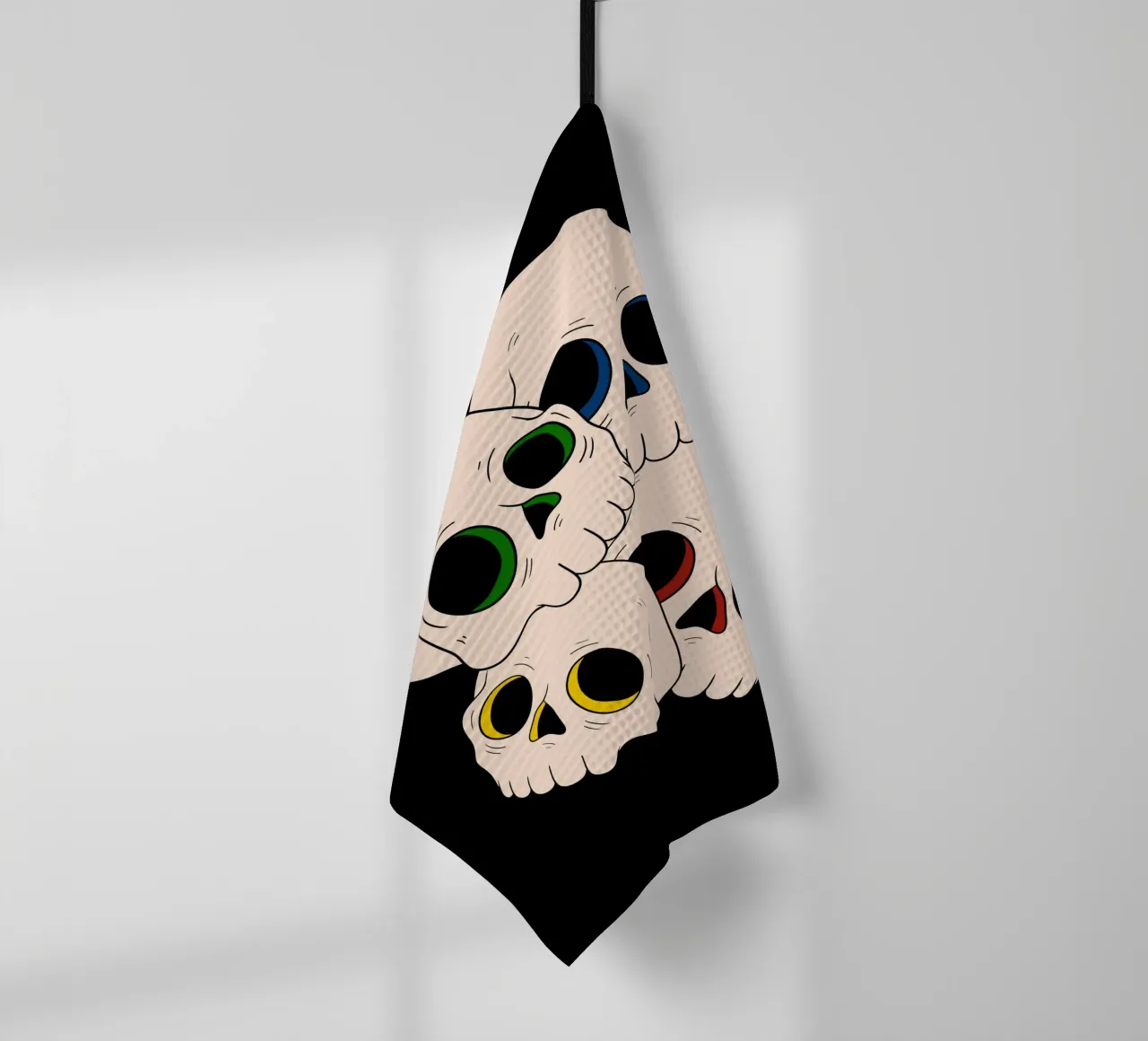Pop skulls canovaccio da cucina da TijanaArtStudio88