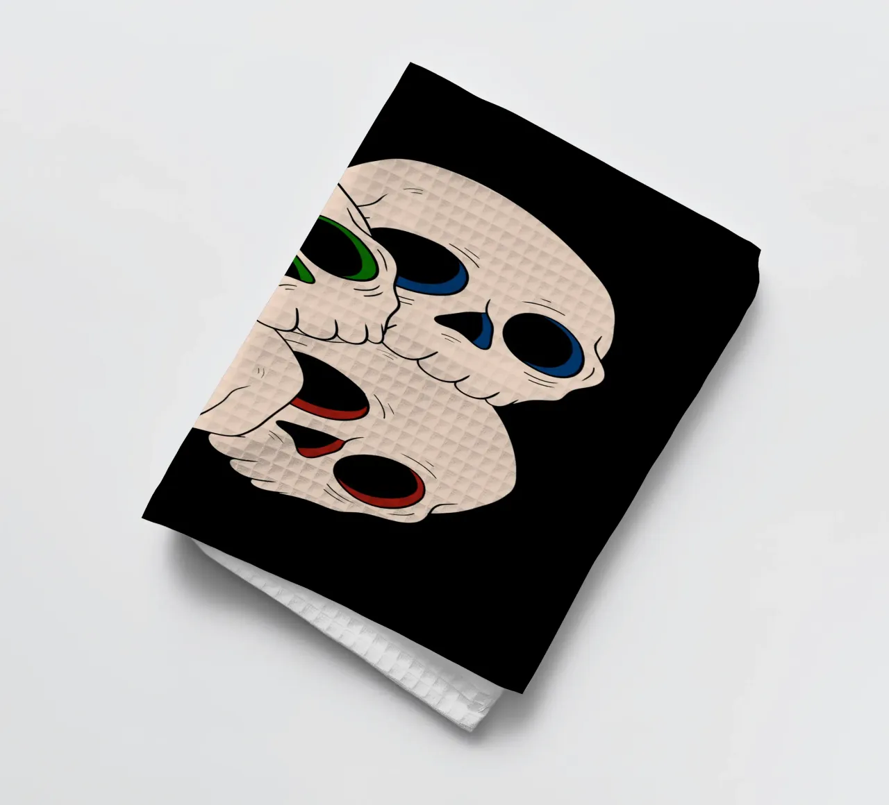 Pop skulls canovaccio da cucina da TijanaArtStudio88