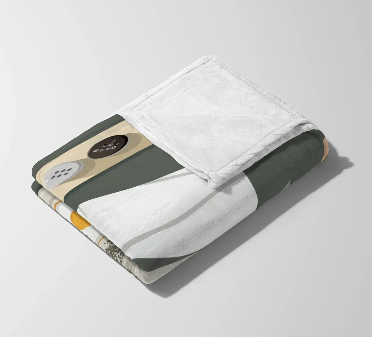 Pasto mattutino minimalista coperta in pile da Trace Brush